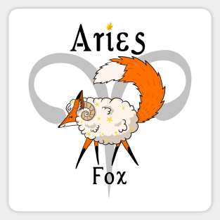 Aries Fox Sticker